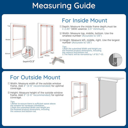 Motorized Blinds with Remote, Blackout Smart Blinds for Windows Automatic Shades Compatible with Alexa, Motorized Shades Customized for Bedroom Home Office (Blackout-Creamy Yellow)