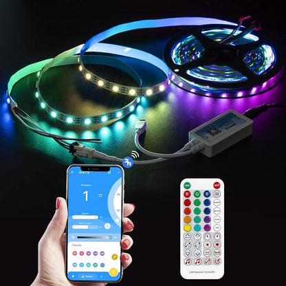 SEZO SP611E WS2812B Bluetooth Music LED Controller Output 600pixels/port