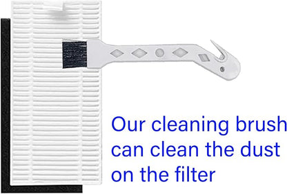 19 Pack SmartClean 2000 Accessories Kit for Ionvac SmartClean 2000 Robot Vacuum Replacement Parts