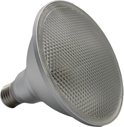 Jaspertronics™ PAR38 20W Color Changing LED Floodlight Smart Light Bulb with Voice Control or IR Remote Control. E27 Base Perfect for Lawn, Landscape, and Parties!