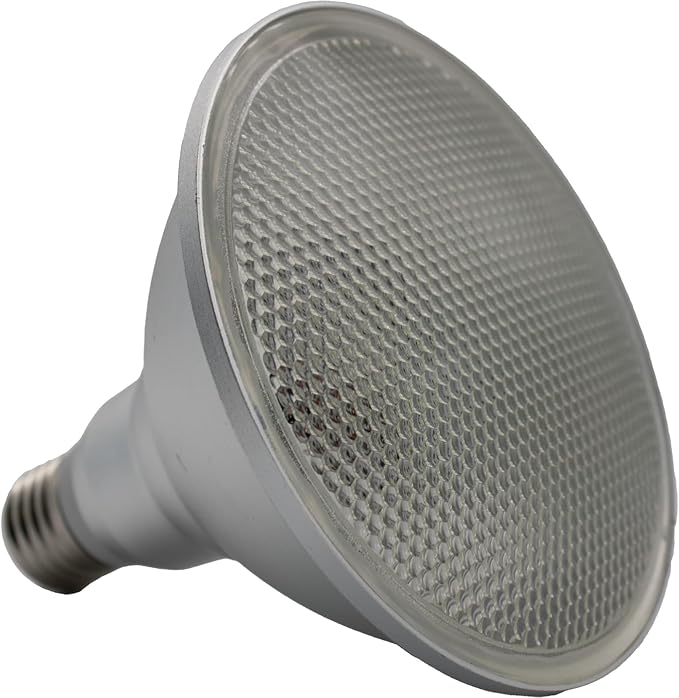 Jaspertronics™ PAR38 20W Color Changing LED Floodlight Smart Light Bulb with Voice Control or IR Remote Control. E27 Base Perfect for Lawn, Landscape, and Parties!