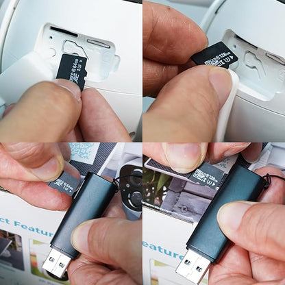 Sovmiku 128GB Micro_SD Card for Indoor/Outdoor Security Cameras, UHS-I U3 Read 90MB/sec, Write 30MB/sec, Memory Card for Action Camera, Drones, Dash Camera, Steam Deck, Switch.etc.