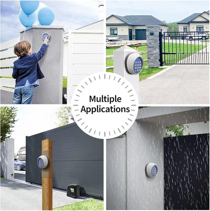 TOPENS TKP3 Wireless Keyless Entry Keypad | For Automatic Swing Sliding Gate Opener and Garage Door Opener, Digital Code Panel, Security Control, Outdoor Use