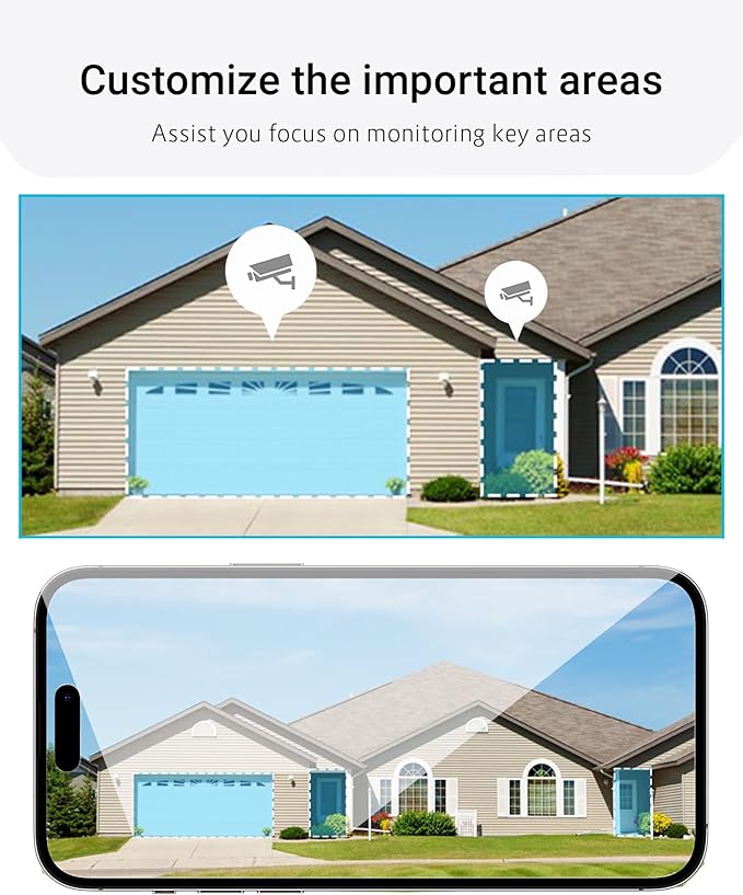 LaView Cellular Security Camera, 4G LTE No WiFi Security Camera, 4MP HD Off Grid Outdoor Camera with Motion Detection,IP65 Waterproof,Color Night Vision,SD Card Slot&US Cloud Storage,Work with Alexa