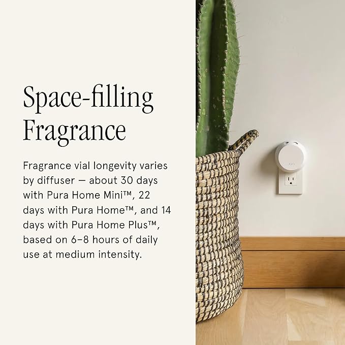 Pura Home Scent Refill - Smart Home Air Diffuser - Hours of Luxury Fragrance per Refill - Clean & Safe Pura Diffuser Refills - Vanilla Sky (2 Pack)