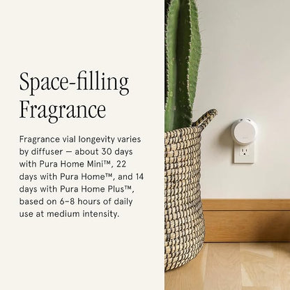 Pura Home Scent Refill - Smart Home Air Diffuser - Hours of Luxury Fragrance per Refill - Clean & Safe Pura Diffuser Refills - Vanilla Sky (2 Pack)
