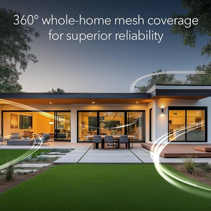NETGEAR Orbi 370 WiFi 7 Mesh System Dual-Band, Up to 6,000 sq ft, 3 Pack