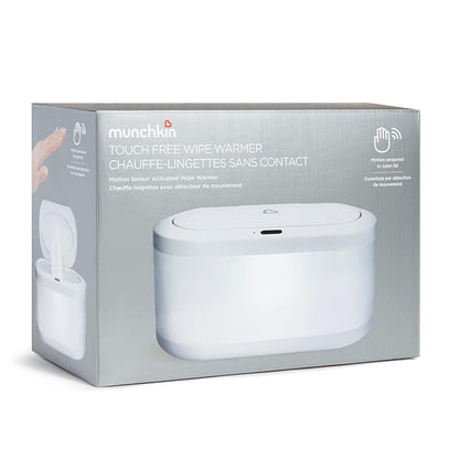 Munchkin Touch Free Baby Wipe Warmer with Nightlight & Motion Sensor, White (Pack of 4)