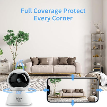 4G LTE Cellular Security Camera Wireless Outdoor,4MP Solar Powered No WiFi Security Camera, Color Night Vision, Smart Detection,Two Way Audio,Local/Cloud Storage (US-V13)