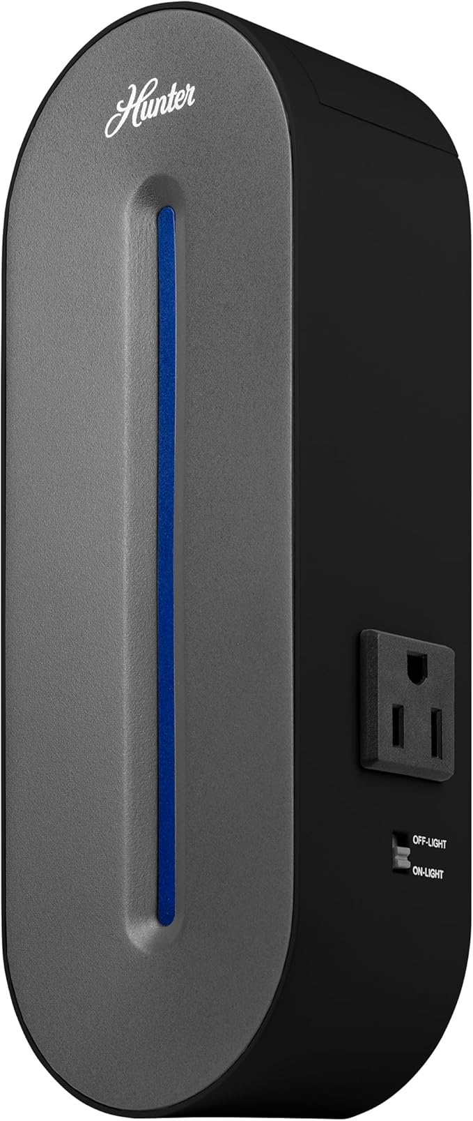 Hunter Plug-in UV Air Sanitizer, Black – Whisper Quiet UV-C Air Sanitizer, Matches A Variety of Room Decors and Styles
