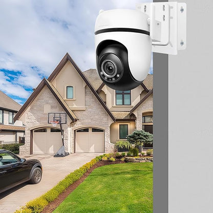 Metal Camera Corner Mount Compatible with TP-Link Tapo C500/C510W/C520WS/C530WS,Reolink Argus PT/Go PT Ultra,AOSU SolarCam D1 Classic/Max/SE/Lite,PTZ Camera, Large Outside Wall Corner Mount Bracket