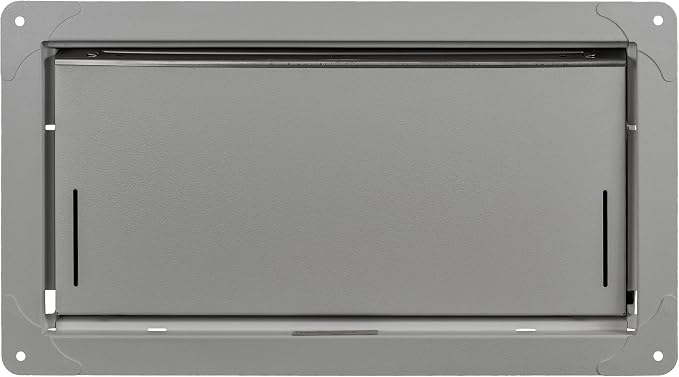 Smart Vent Insulated Foundation Flood Vent – Garage Door Model, FEMA Compliant and ICC-ES Certified Model 1540-524 (Gray)