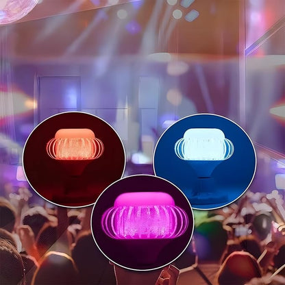 Bluetooth RGB Music Light Bulb, with Built-in Bluetooth Speaker, E27 Base Wireless Single Smart Light Bulb, Remote Control White+RGB Colors Speaker Bulb for Party, Home, Christma Decorations (3 Pcs)