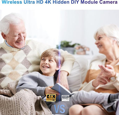 Real Ultra 4K HD Hidden Mini DIY Camera,Tiny Security Cam Motion Detection