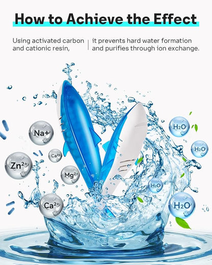 Leemone 6 Pack Humidifier Cleaner Shark, Demineralization Float Shark Compatible with All Humidifier and Fish Tank