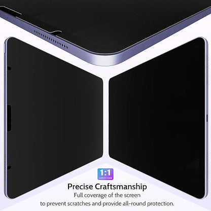 Peslv Privacy Screen Protector for iPad 10th 2022 10.9" & iPad 11th A16 2025 11", Anti Blue Light Glare Spy Private Filter, High Sensitive Bubble-Free Easy Install Black Security Screen