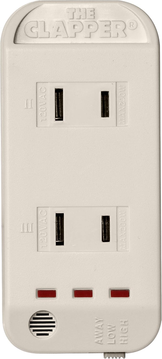Clapper The Original Home Automation Sound Activated Device, On/Off Light Switch, Clap Detection, As Seen On TV