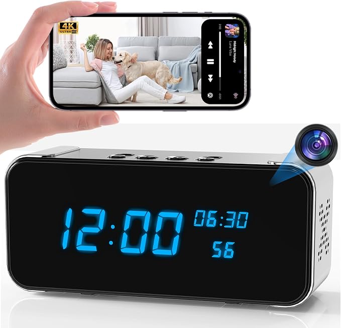 Wireless Security Mini 4K HD Camera with Night Vision and Motion Detection