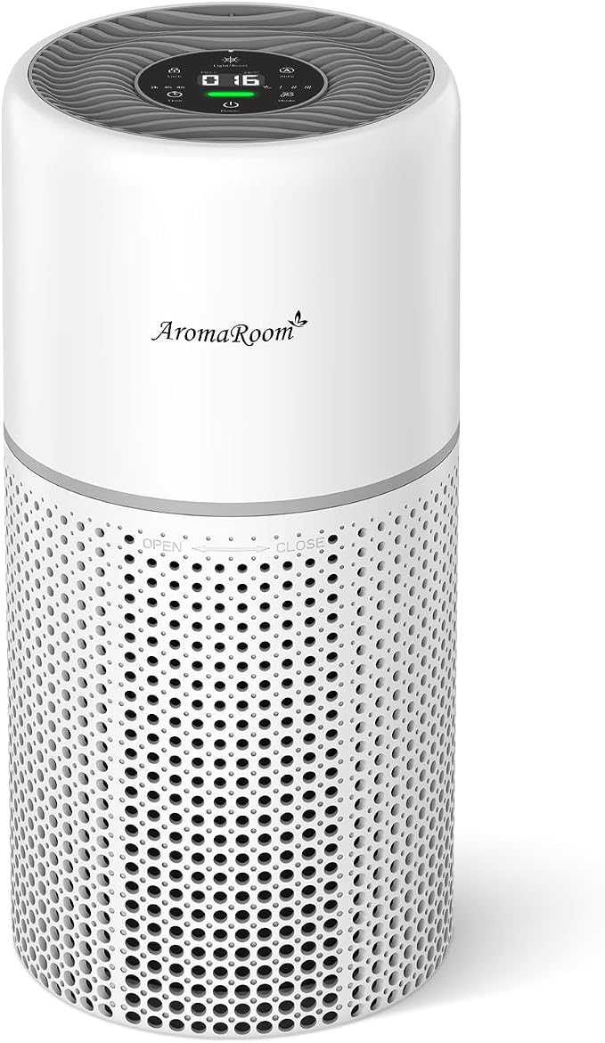 AromaRoom Air Purifiers for Home Large Rooms, 22dB Quiet Sleep Mode