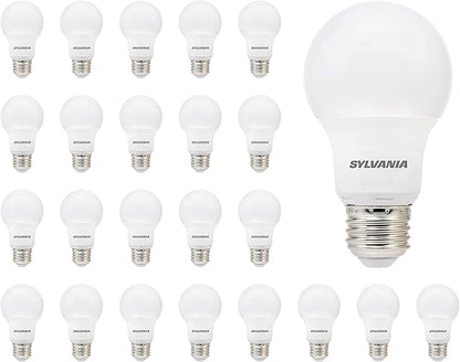 Sylvania LED A19 Light Bulb, 60W Equivalent, Efficient 8.5, 10 Year, W, 5000K, 800 Lumens, Frosted, Daylight (74766) (Pack of 1, 24 Count Total)