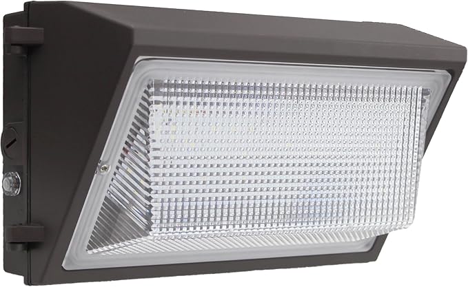 1-10V Dimmable 100W LED Wall Pack Light with Dusk to Dawn Photocell, 100-277V 14000LM 600-800W HPS/HID Equiv., 5000K Outdoor Security Lighting, ETL Commercial Wall Mount Lights for Building