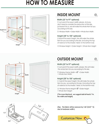 Yoolax Motorized Blinds with Remote, Light Filtering Smart Blinds Work with Alexa, Google, Automatic Roller Shades for Windows, Custom Electric Shades for Living Room Office (Starlight Smoke Blue)