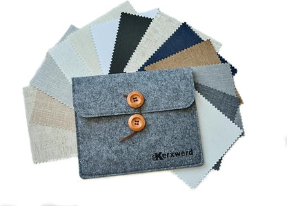 Motorized Light Filtering Shades Compatible with Alexa Google Smart Blinds Automatic Window Shade Remote Control Fabric Samples Polyester