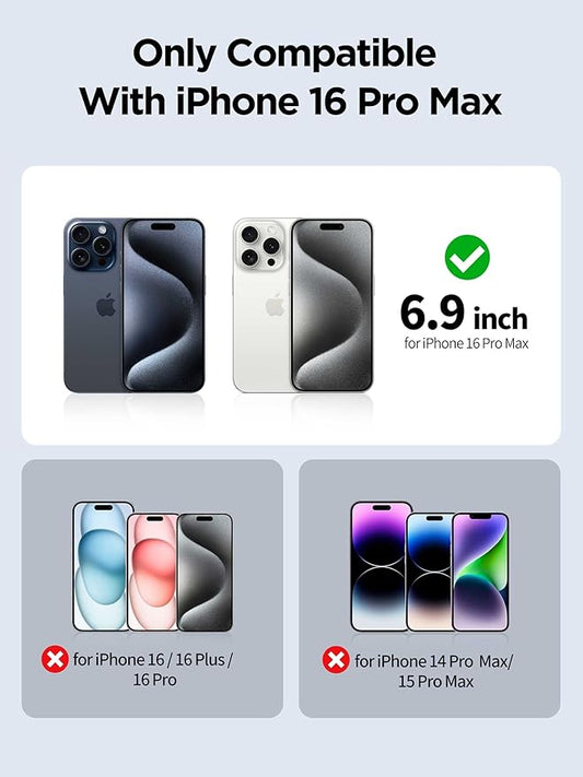 PDDKISS Compatible for iPhone 16 Pro Max Privacy Screen Protector Tempered Glass 6.9 Inch, Purple Gradient Anti Spy Anti Blue Light HD Easy Installation