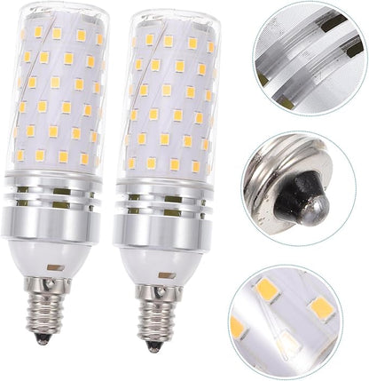 balacoo E12 Smart LED Light Bulbs 2-Pack Non-Dimmable Daylight Brightness Energy Efficient Replacement Bulbs for Home Bedroom Kitchen and Living Room