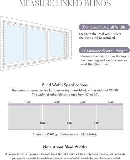Graywind Smart Coupled Roller Shades Compatible with Alexa Google Custom Size Extra Large Motorized Blinds for Windows(5% Openess Grey)