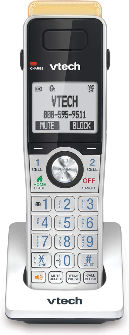 VTech IS8101 Accessory Handset for IS8151 Phones with Super Long Range up to 2300 Feet DECT 6.0, Call Blocking, Connect to Cell, Headset jack, Belt-clip, Power backup, Intercom and Expandable to 12 HS