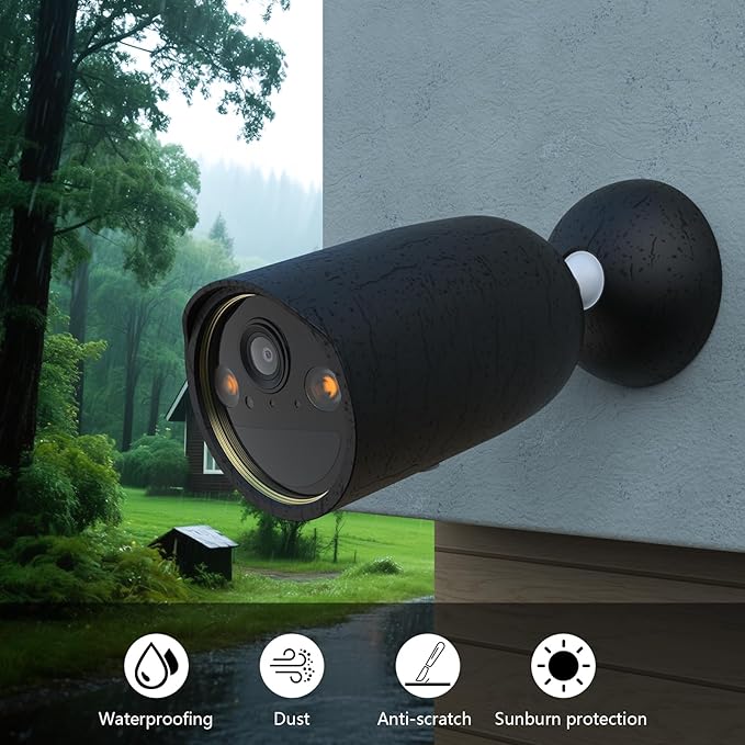 HOLACA Protective Silicone Cover Compatible with TP-Link Tapo MagCam C460, 4K Ultra HD Outdoor Wireless Battery Camera, Dustproof and Extra Protection(1 Pack)