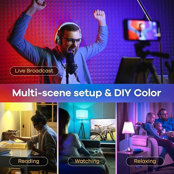 Linkind Matter Smart Light Bulbs 1100LM (75W Equivalent) 4Pack Bundle Matter Smart Light Bulbs 800LM (60W Equivalent) 4Pack (Compatible with Alexa/Apple Home/Siri/Google Home/SmartThings)