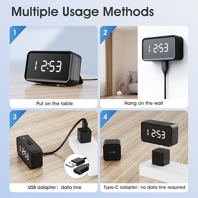 WiFi Smart IR Remote Controller with Type-C Port and Time Display, Universal Infrared Remote Controller for TV DVD AC Fan STB, Compatible with Alexa, Google Assistant, No Hub Required