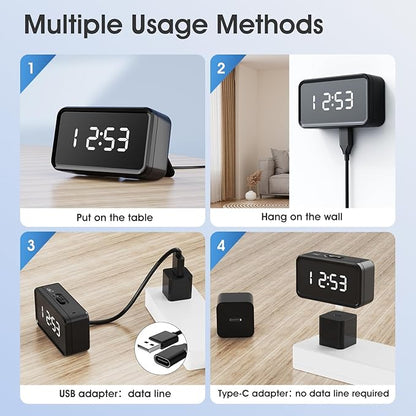 WiFi Smart IR Remote Controller with Type-C Port and Time Display, Universal Infrared Remote Controller for TV DVD AC Fan STB, Compatible with Alexa, Google Assistant, No Hub Required