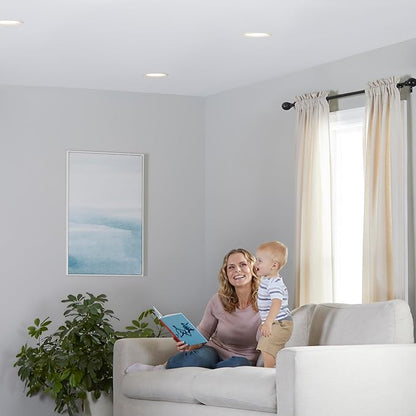 Amazon Basics Smart BR30 LED Light Bulb, Color Changing, 9W (60W Equivalent), 800LM, Works with Alexa Only, 2.4 GHz Wi-Fi, No Hub Required, 1 Pack