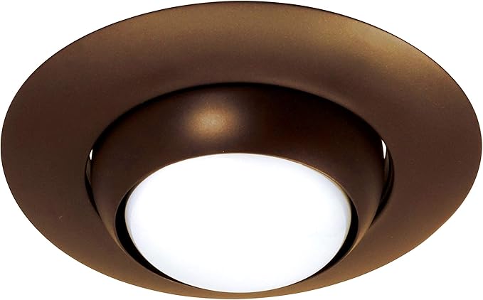 NICOR Lighting 6 inch Oil-Rubbed Bronze Recessed Eyeball Trim Designed for 6 inch Housings (17506OB)