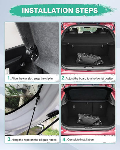 Powerty Cargo Cover for 2020-2025 2026 Mazda CX-30 CX30 Trunk Cover Trunk Shielding Shade for CX30 Accessories Luggage Cover No Gap(Can Withstand The Load)