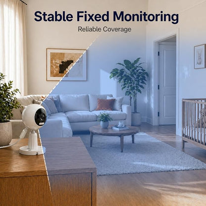 Cameras for Home Security Indoor, 3MP Indoor Security Camera, Motion Detection, Color Night Vision, 5G/2.4G WiFi, 2-Way Audio, Plug-in, SD/Cloud Storage, Baby Monitor, Pet Camera (2 Pack)