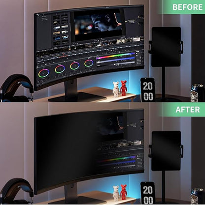 34 Inch Curved Computer Privacy Screen Filter for 21:9 Widescreen Computer Monitor Screen Protector Computer Screen Privacy Shield Anti Glare