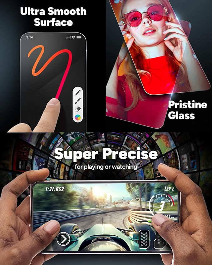ZAGG Glass Elite Privacy iPhone 15 Plus Screen Protector - 5X Stronger with Reinforced Edges, 2-Way Privacy Filter, Scratch & Smudge-Resistant Surface, InvisibleShield, Easy to Install