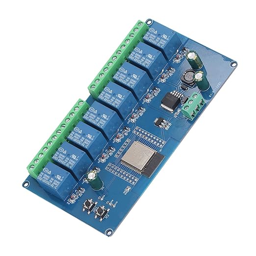 8-Channel Smart Relay Module WiFi BLE IoT Control Board for Home Automation Relay Switch (DC5-30V AC250V)