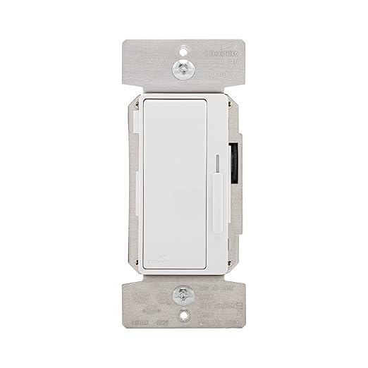 Eaton Controls DF10P-C1 Decorator 0-10V Dimmer 120/277V with Color Change Kit, Almond, White, Ivory