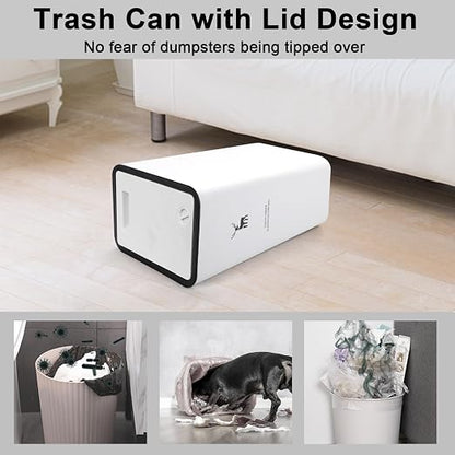 XPIY Trash Can with Lid, 3 Pack 4 Gallons/15 Liters Garbage Can