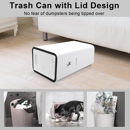 XPIY Trash Can with Lid, 3 Pack 4 Gallons/15 Liters Garbage Can
