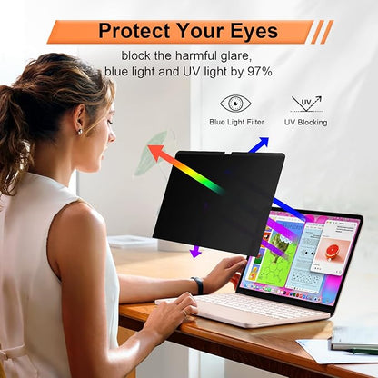 Magnetic Privacy Screen for MacBook Neo 13 Inch A18 Pro 2026, Matte Removable Anti Glare Blue Light Filter
