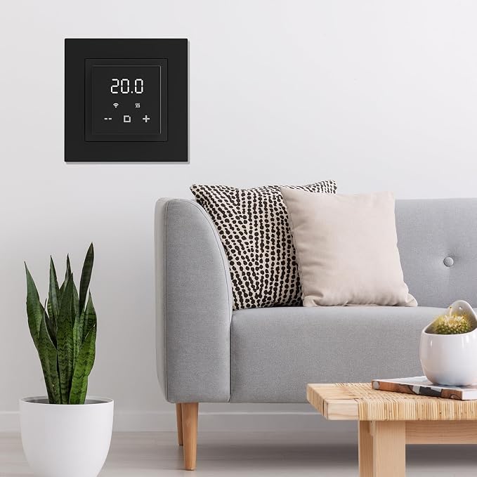 HEATIT WiFi Programmable Thermostat for Electric Floor Heating, Touchscreen