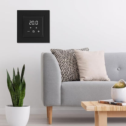 HEATIT WiFi Programmable Thermostat for Electric Floor Heating, Touchscreen