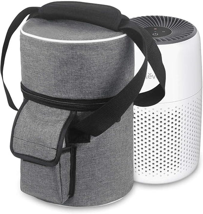Carrying Bag for LEVOIT Core Mini-P Air Purifiers, Portable Core Mini-P Air Purifiers Travel Case Bag With Accessory Pocket & Handle, Travel, Hotel, Camping, Car, Home, Office (Gray)
