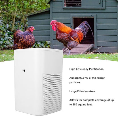 Air Purifiers for Home Allergies Pets Hair, Portable HEPA Air Purifiers Air Cleaner Remove Dust Smoke Pollutants Odor for Animal House